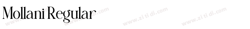Mollani Regular字体转换